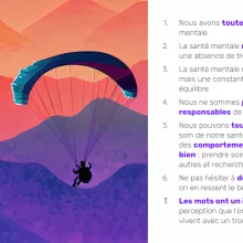 Messages clés - santé mentale