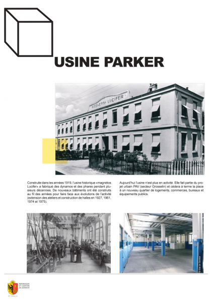 Affiche Usine Parker #2
