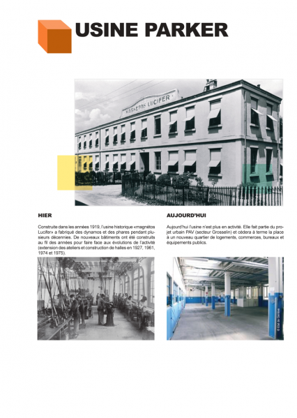 Affiche Usine Parker #1