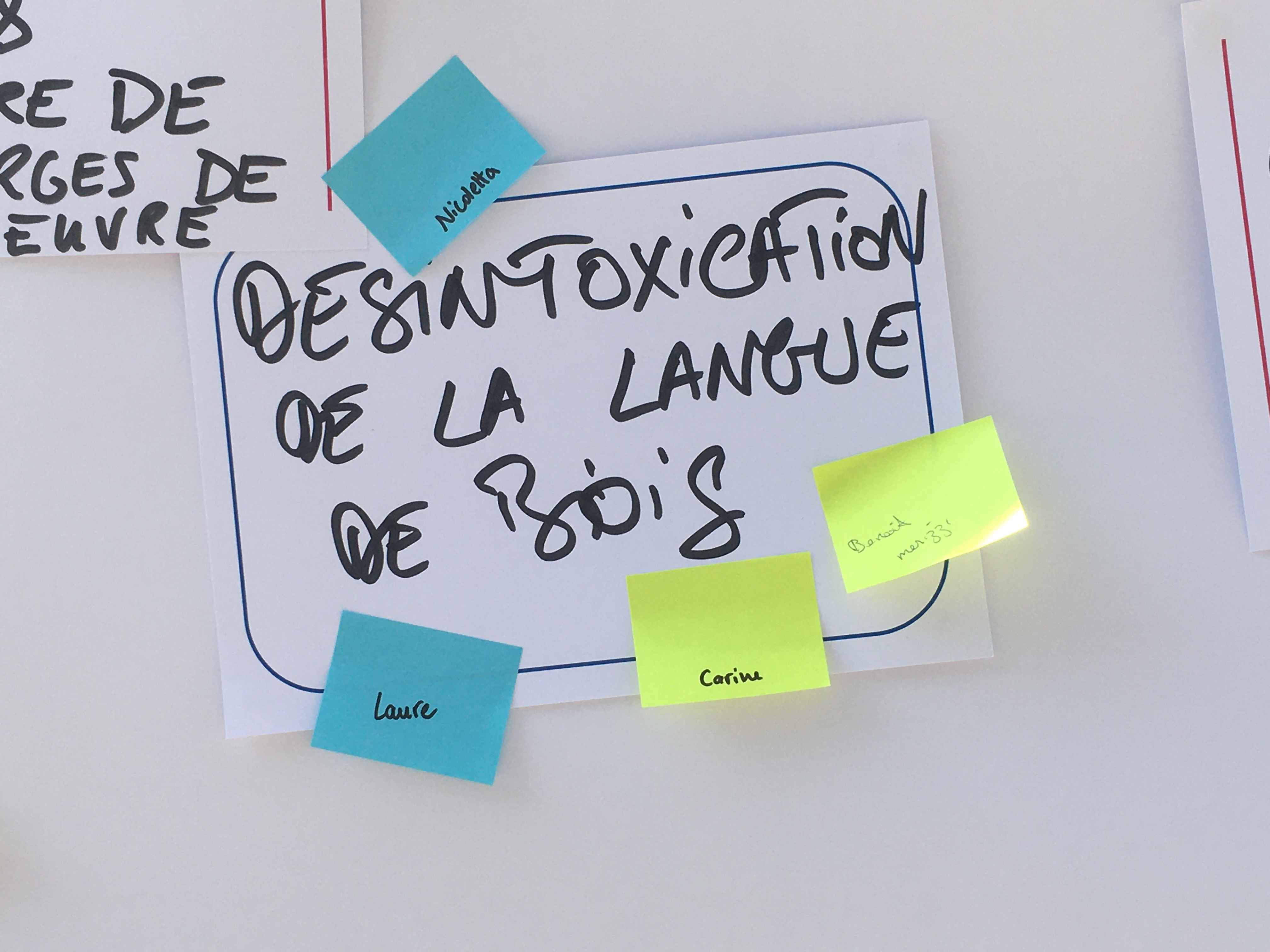 désintoxication de la langue de bois