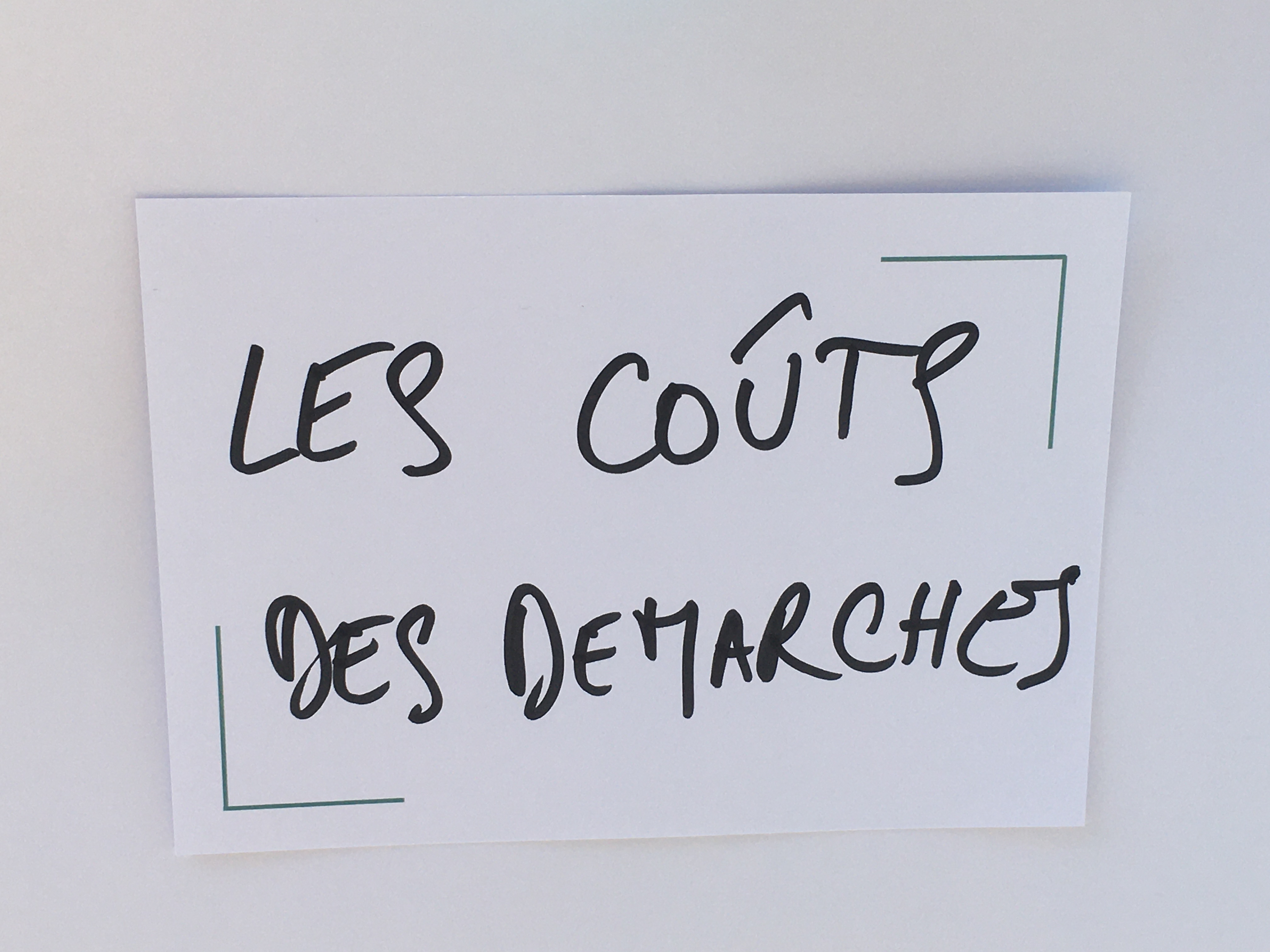 coûts