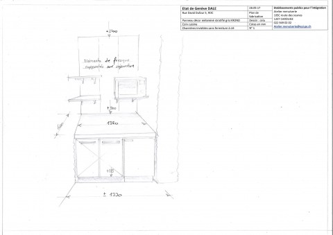 Plan de la cuisine du 3DD